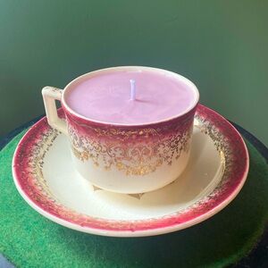 Teacup Candle. Soy Wax.